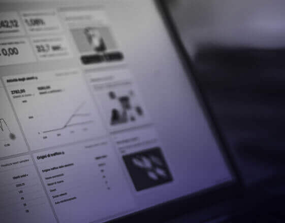 Screen showing trends